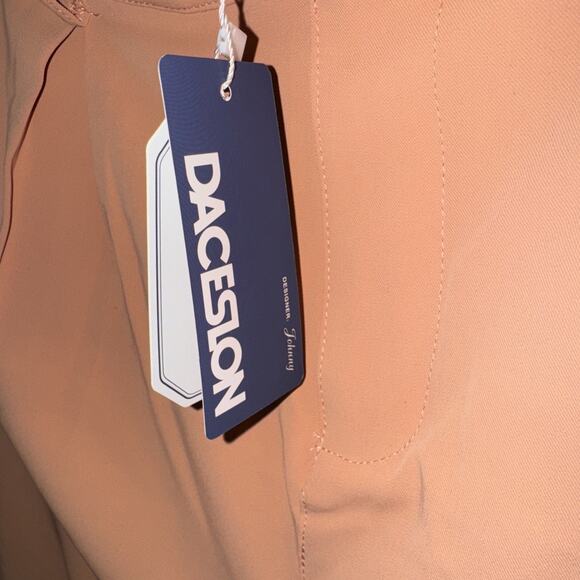 Daceslon Womens Wide Leg Pants Pleated Size Small New With Tags Elastic Back - Picture 3 of 8